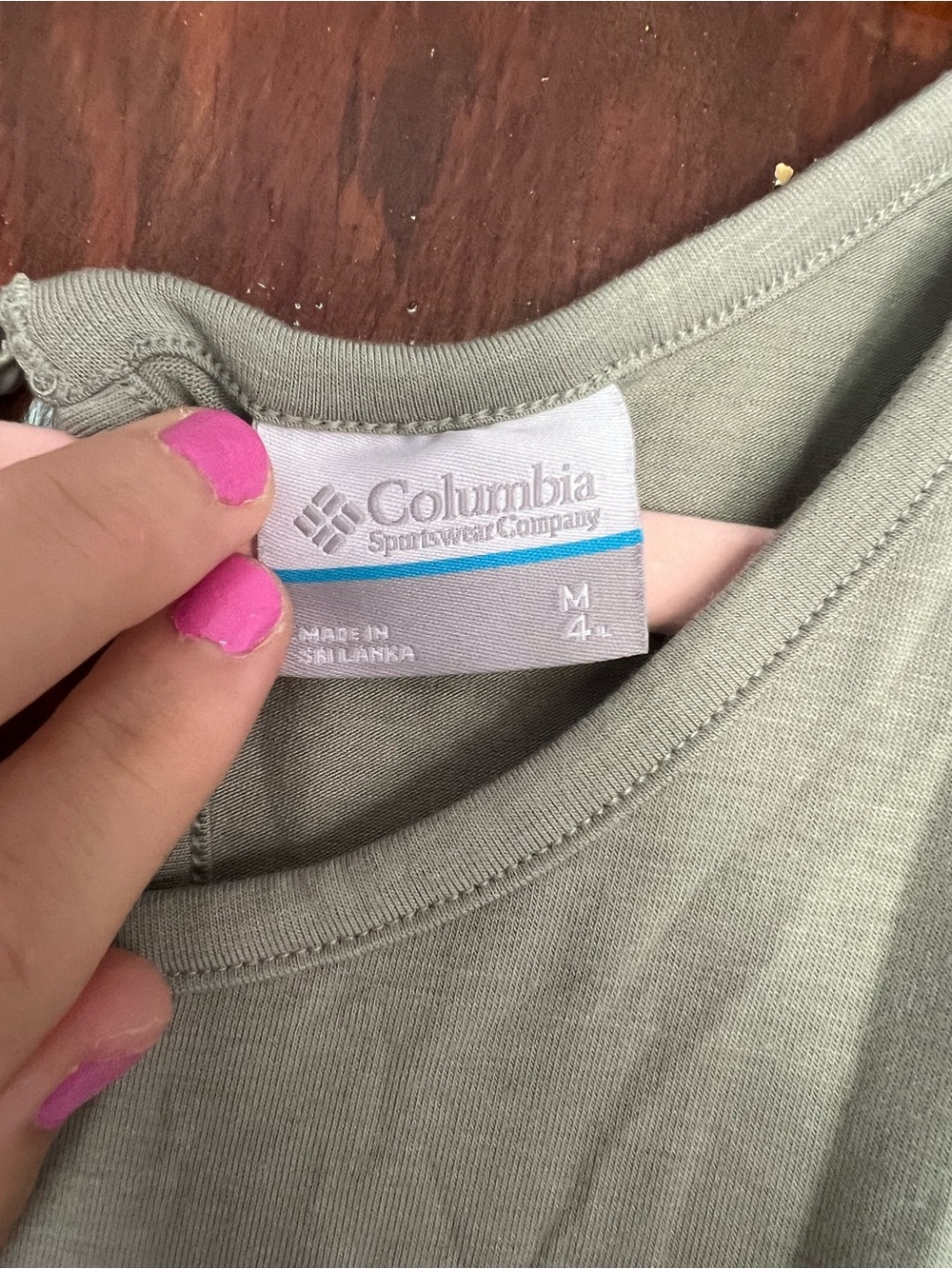 Columbia Light Sage Green Romper - Picture 2 of 4